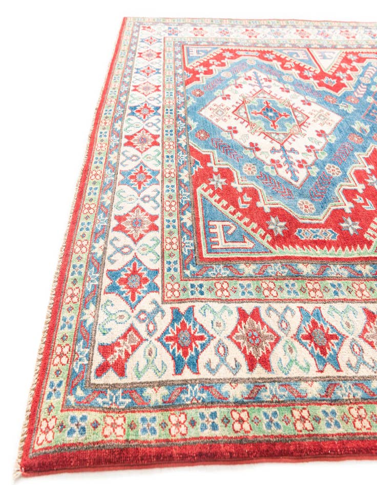Detail image of  6' 8 x 9' 8  Hand Knotted Kazak Rug