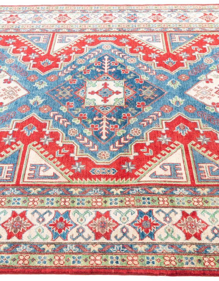 Detail image of  6' 8 x 9' 8  Hand Knotted Kazak Rug
