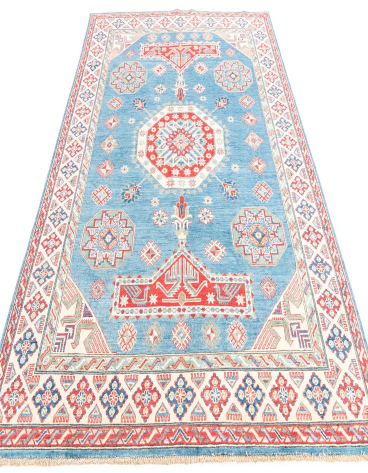 Detail image of  6' 1 x 8' 6  Hand Knotted Kazak Rug