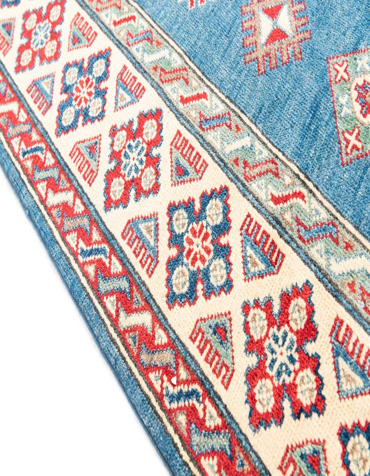 Detail image of  6' 1 x 8' 6  Hand Knotted Kazak Rug