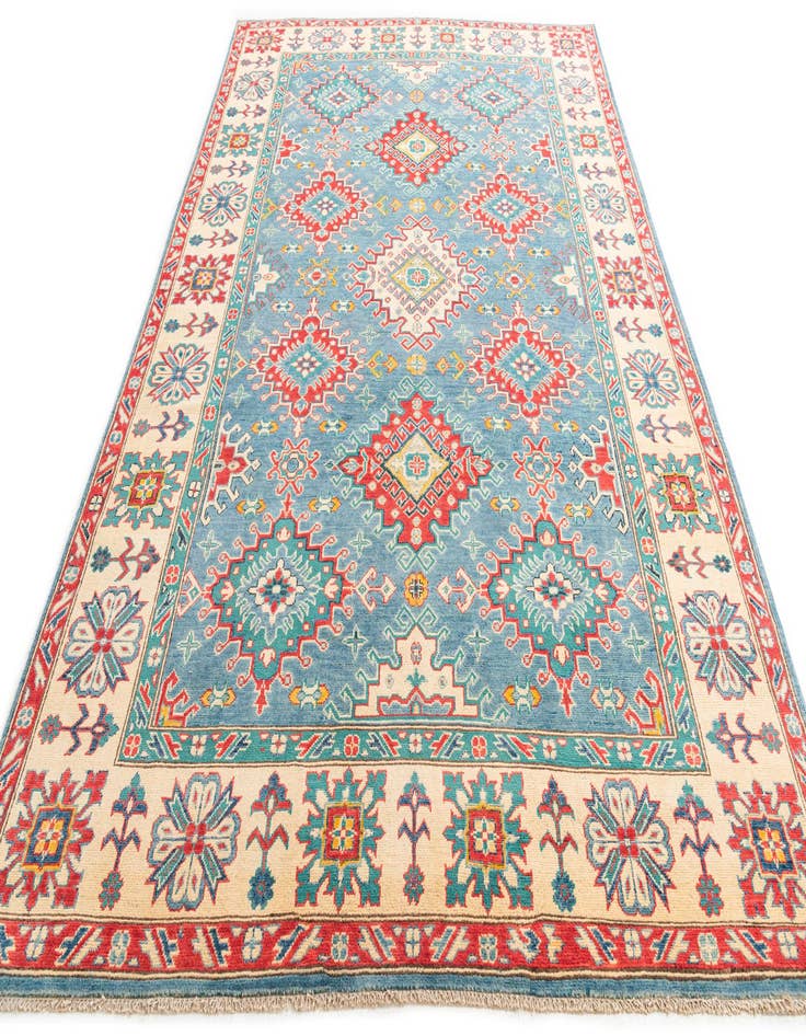 Detail image of  6' 8 x 10'  Hand Knotted Kazak Rug