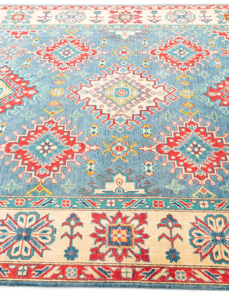 Detail image of  6' 8 x 10'  Hand Knotted Kazak Rug