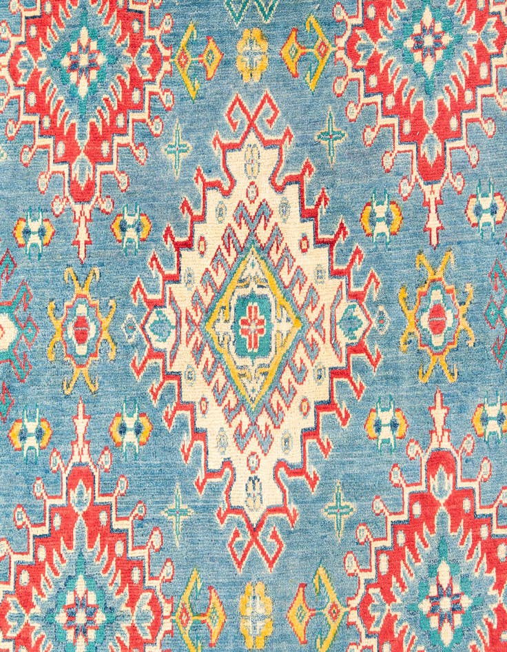 Detail image of  6' 8 x 10'  Hand Knotted Kazak Rug
