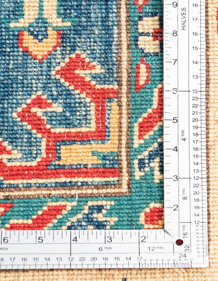 Detail image of  6' 8 x 10'  Hand Knotted Kazak Rug