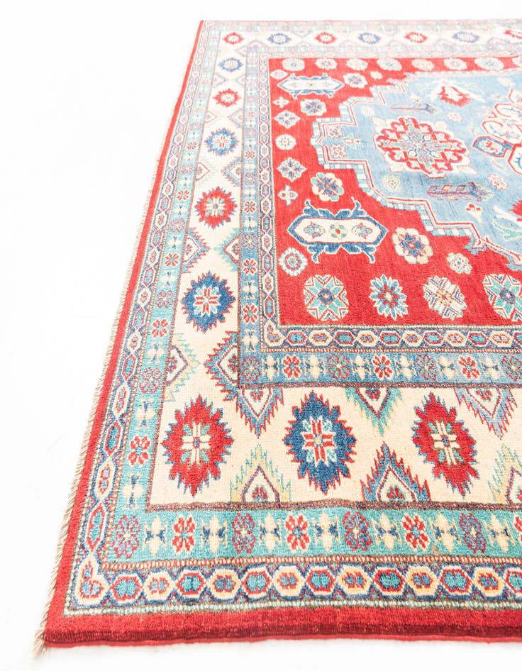 Detail image of  6' 8 x 9' 9  Hand Knotted Kazak Rug