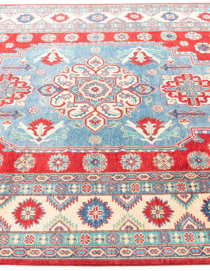 Detail image of  6' 8 x 9' 9  Hand Knotted Kazak Rug
