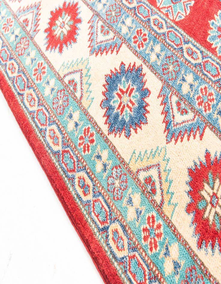 Detail image of  6' 8 x 9' 9  Hand Knotted Kazak Rug