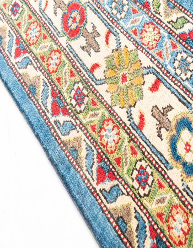 Detail image of  6' x 9' 2  Hand Knotted Kazak Rug