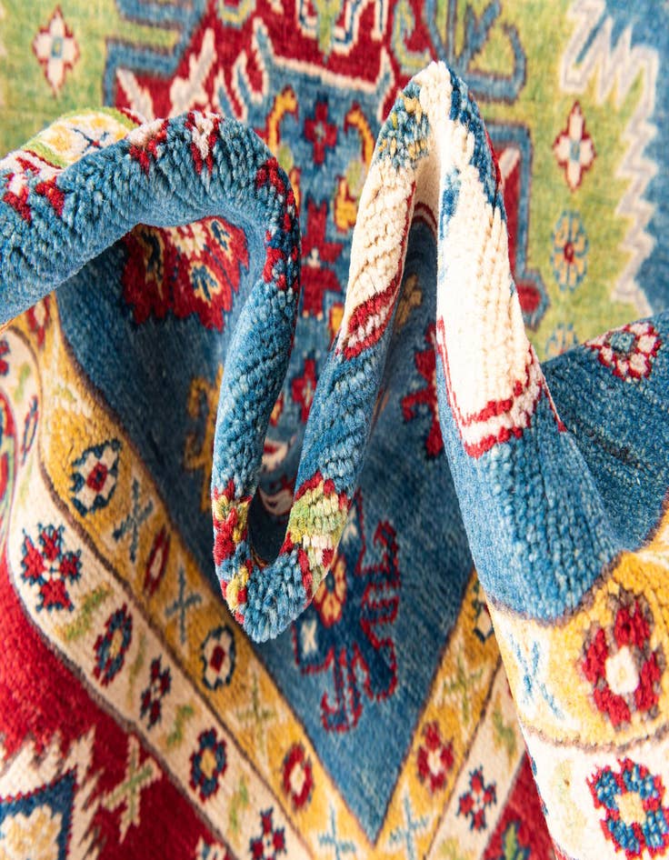 Detail image of  5' 10 x 8' 7  Hand Knotted Kazak Rug