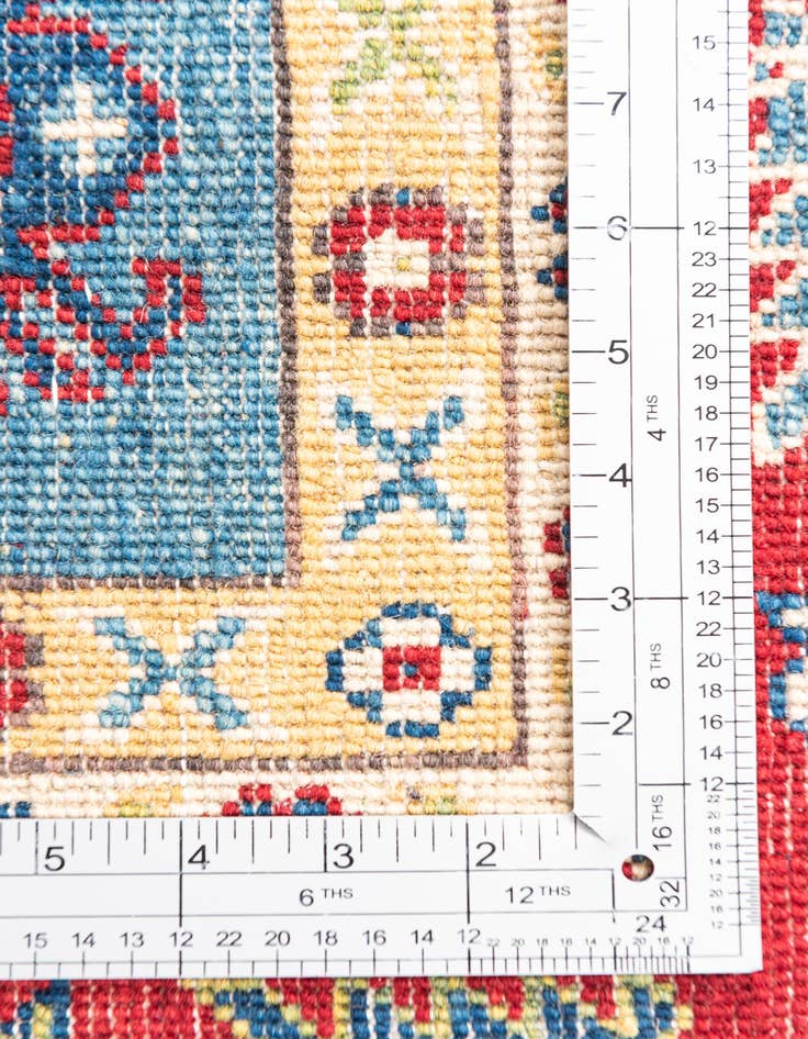 Detail image of  5' 10 x 8' 7  Hand Knotted Kazak Rug