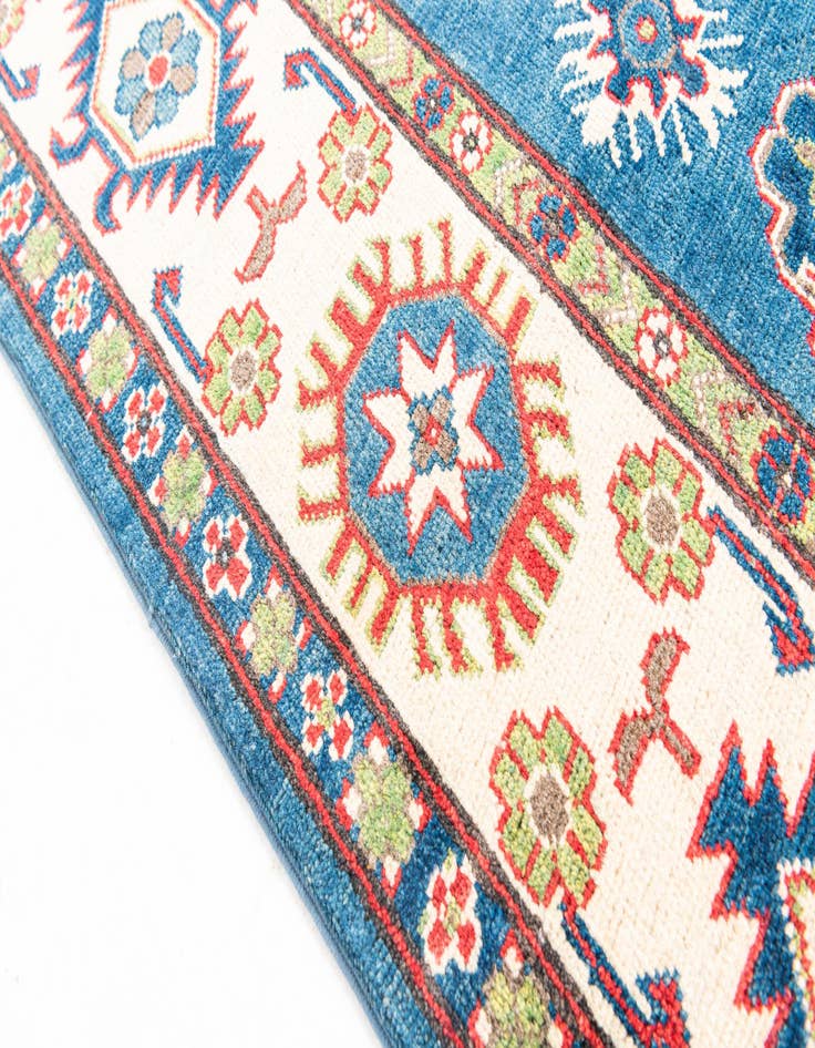 Detail image of  6' 1 x 9'  Hand Knotted Kazak Rug