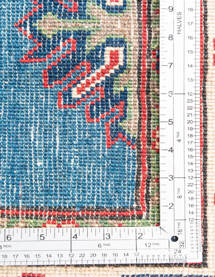 Detail image of  6' 1 x 9'  Hand Knotted Kazak Rug