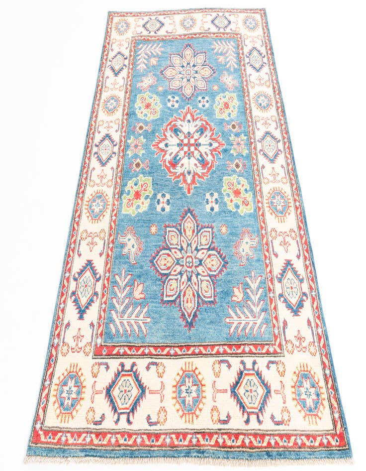 Detail image of  4' 1 x 6' 6  Hand Knotted Kazak Rug