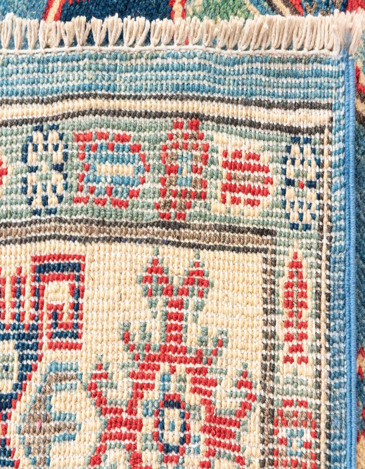 Detail image of  3' 10 x 6'  Hand Knotted Kazak Rug
