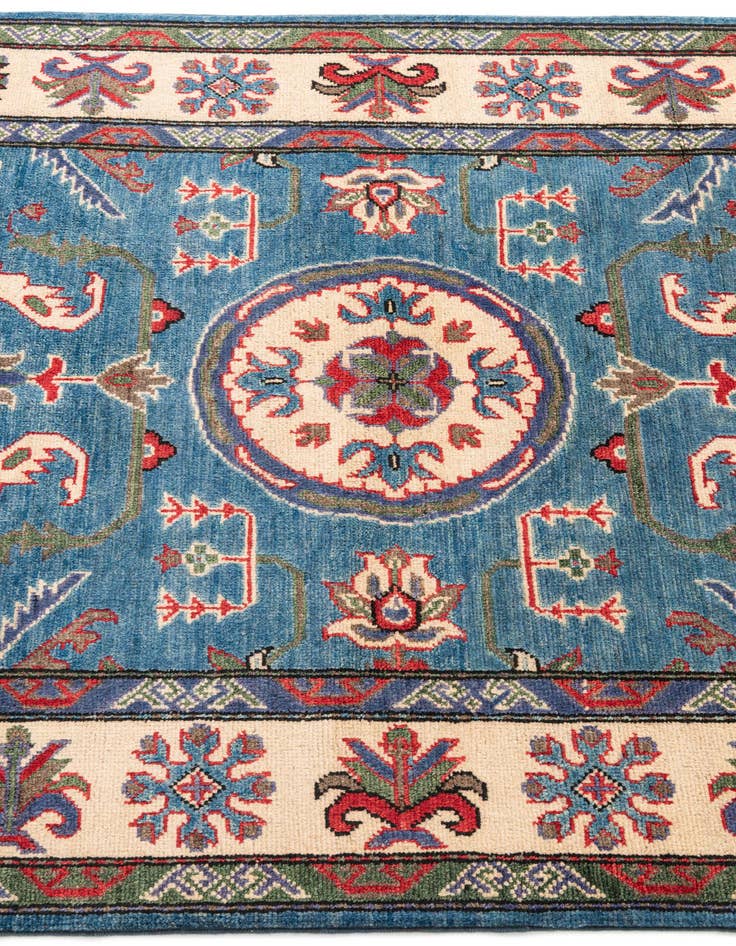 Detail image of  3' 10 x 5' 10  Hand Knotted Kazak Rug