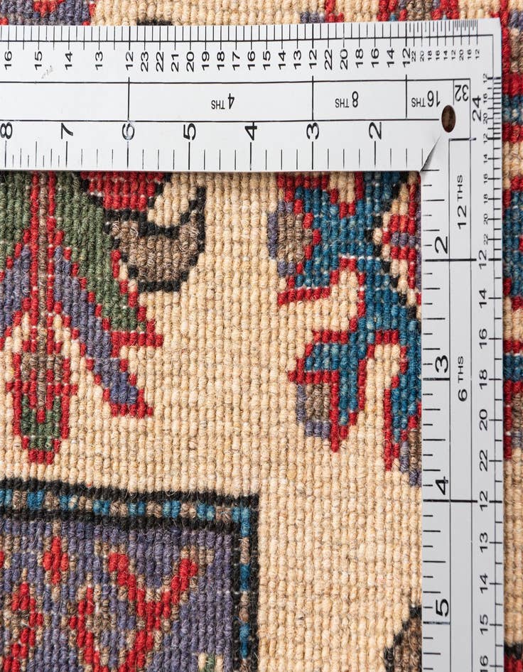 Detail image of  3' 10 x 5' 10  Hand Knotted Kazak Rug