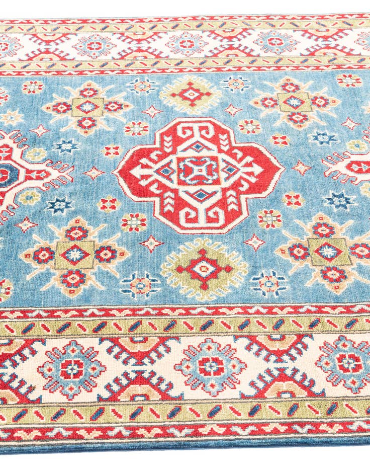 Detail image of  5' x 6' 10  Hand Knotted Kazak Rug