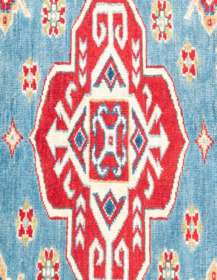Detail image of  5' x 6' 10  Hand Knotted Kazak Rug