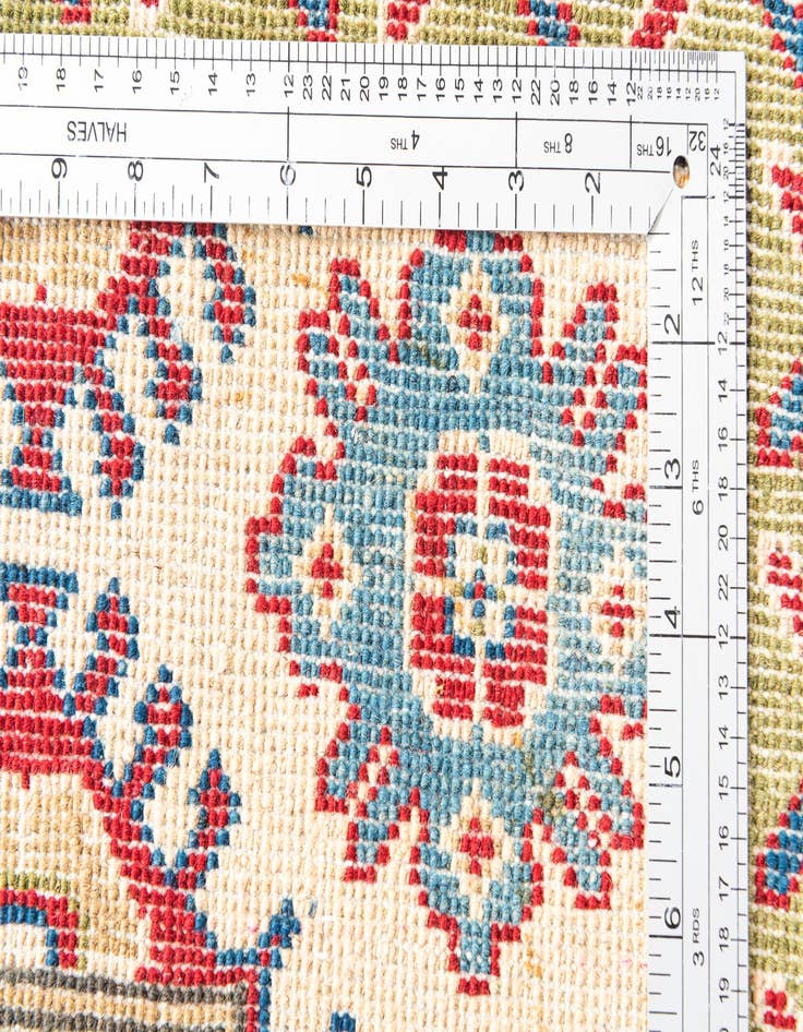 Detail image of  5' x 6' 10  Hand Knotted Kazak Rug