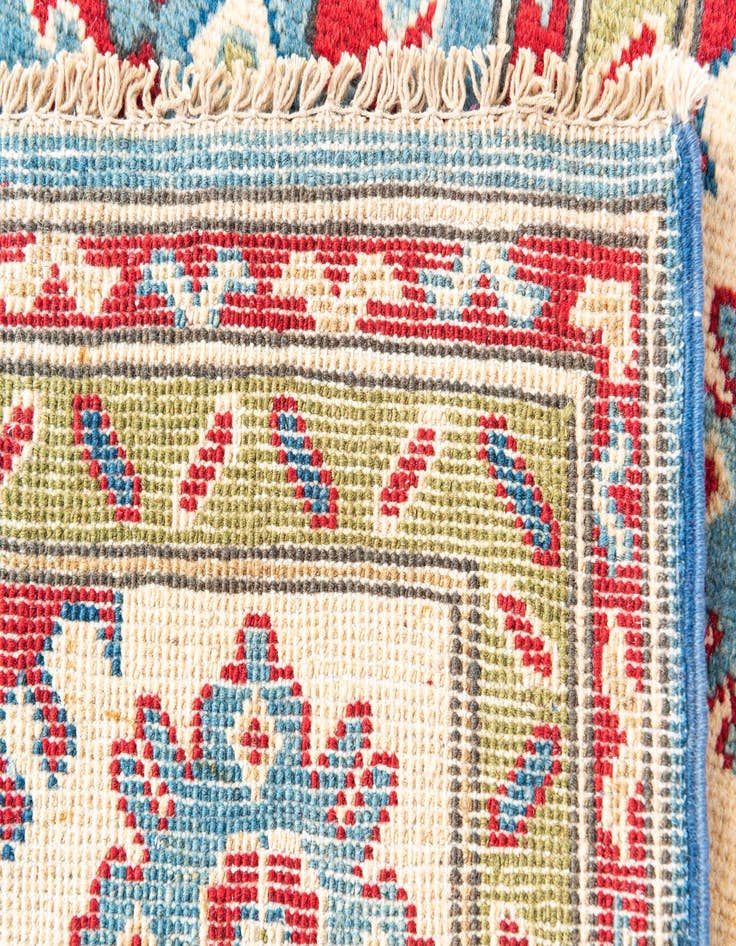 Detail image of  5' x 6' 10  Hand Knotted Kazak Rug