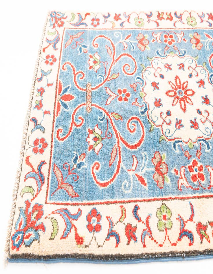 Detail image of  2' 8 x 4'  Hand Knotted Kazak Rug
