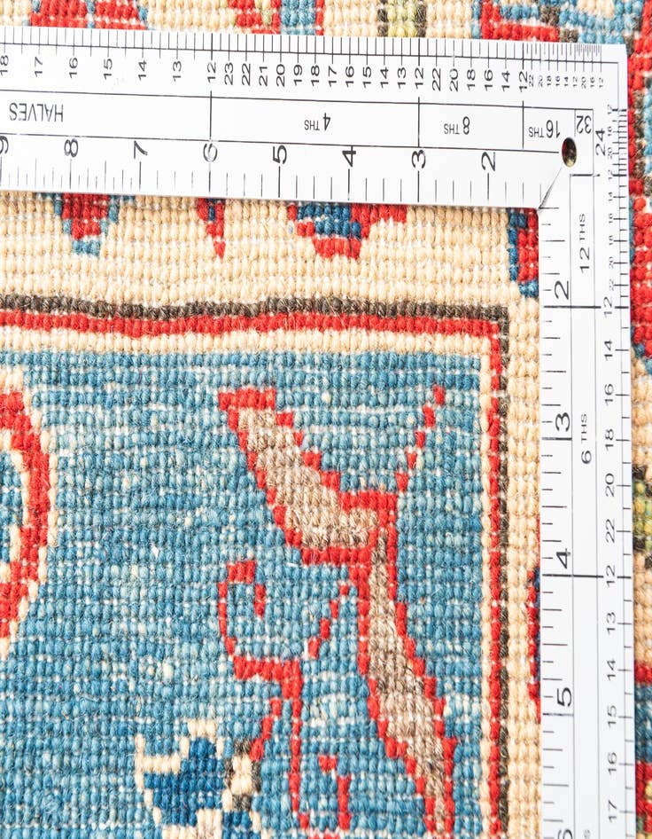 Detail image of  2' 8 x 4'  Hand Knotted Kazak Rug