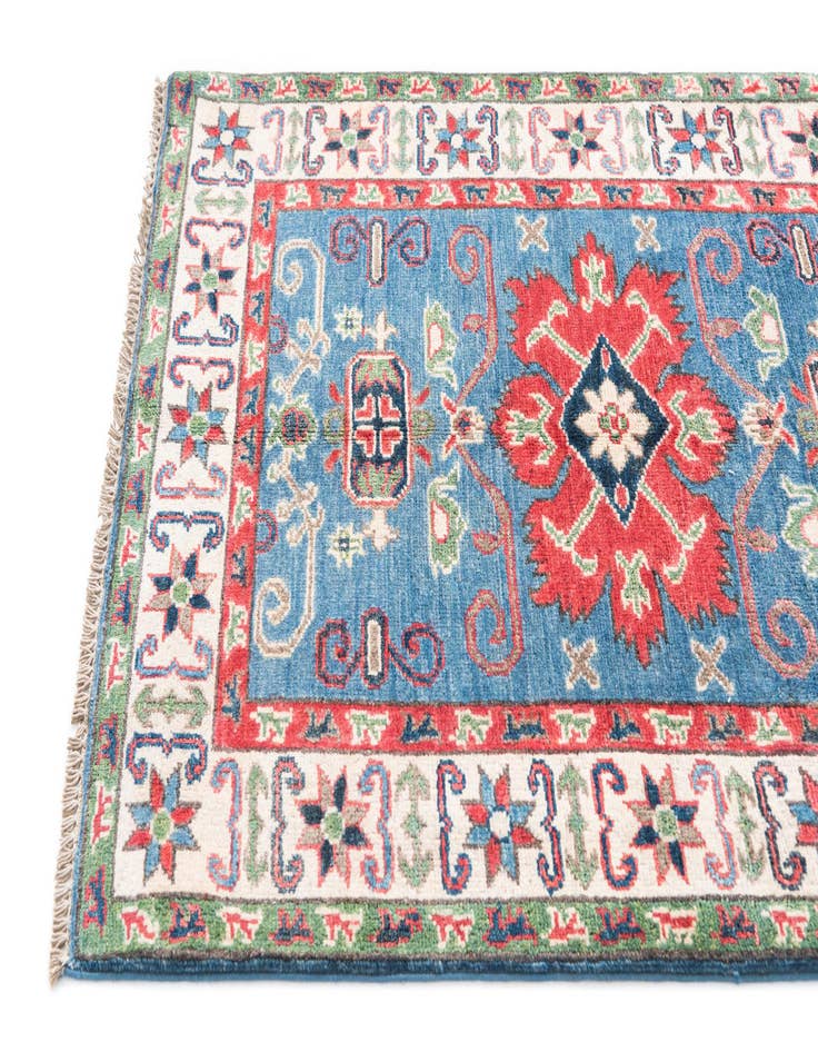 Detail image of  2' 10 x 4' 2  Hand Knotted Kazak Rug