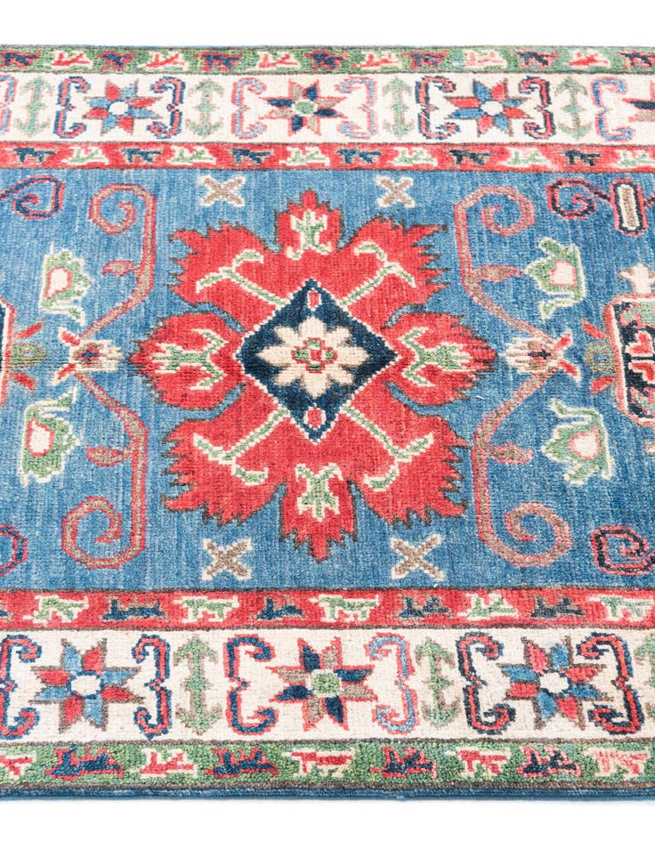 Detail image of  2' 10 x 4' 2  Hand Knotted Kazak Rug
