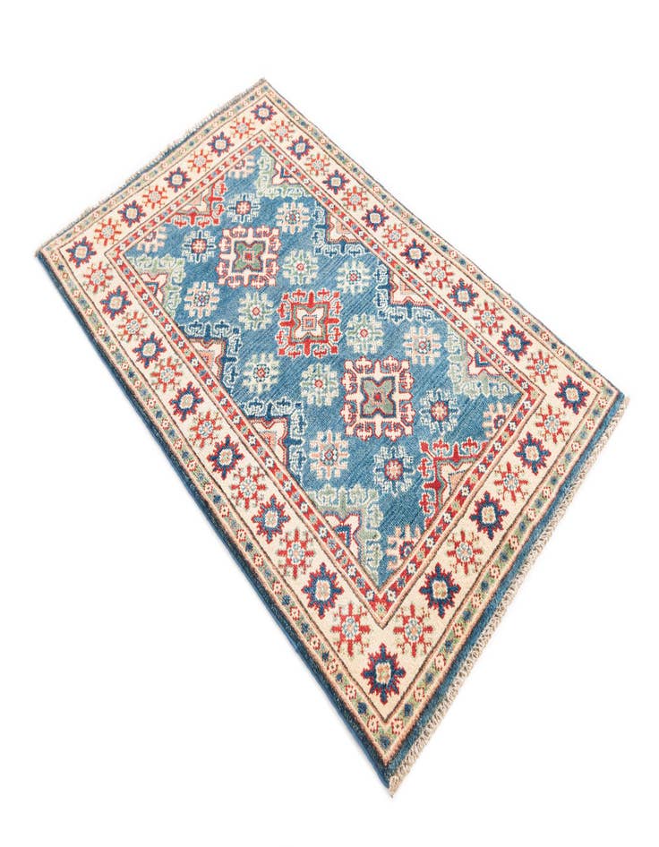 Detail image of  2' 9 x 4' 4  Hand Knotted Kazak Rug