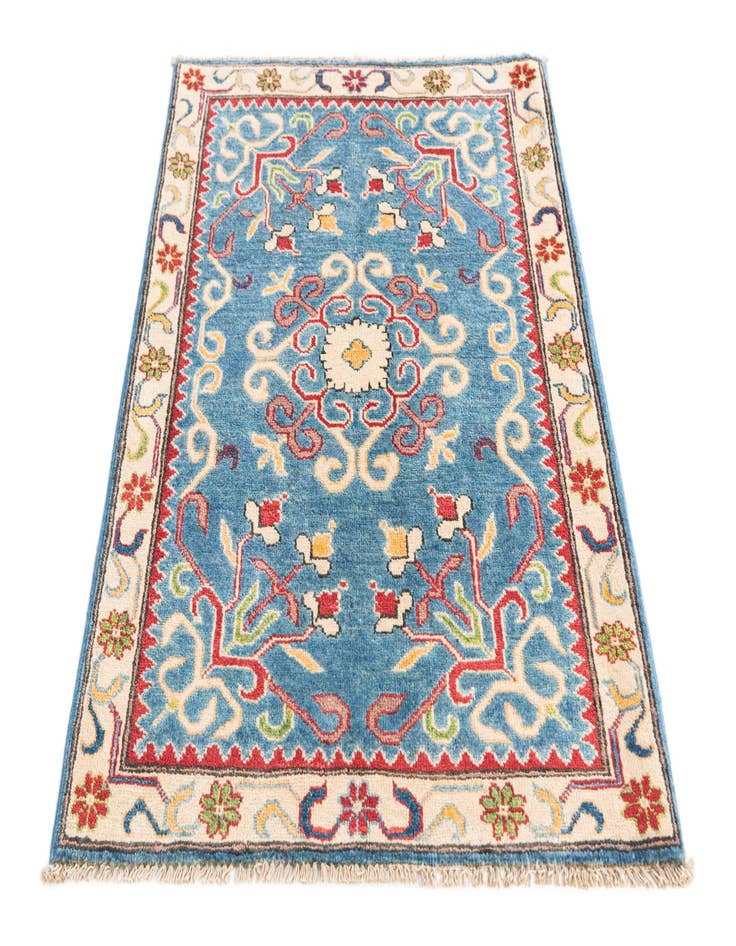 Detail image of  2' 10 x 4'  Hand Knotted Kazak Rug