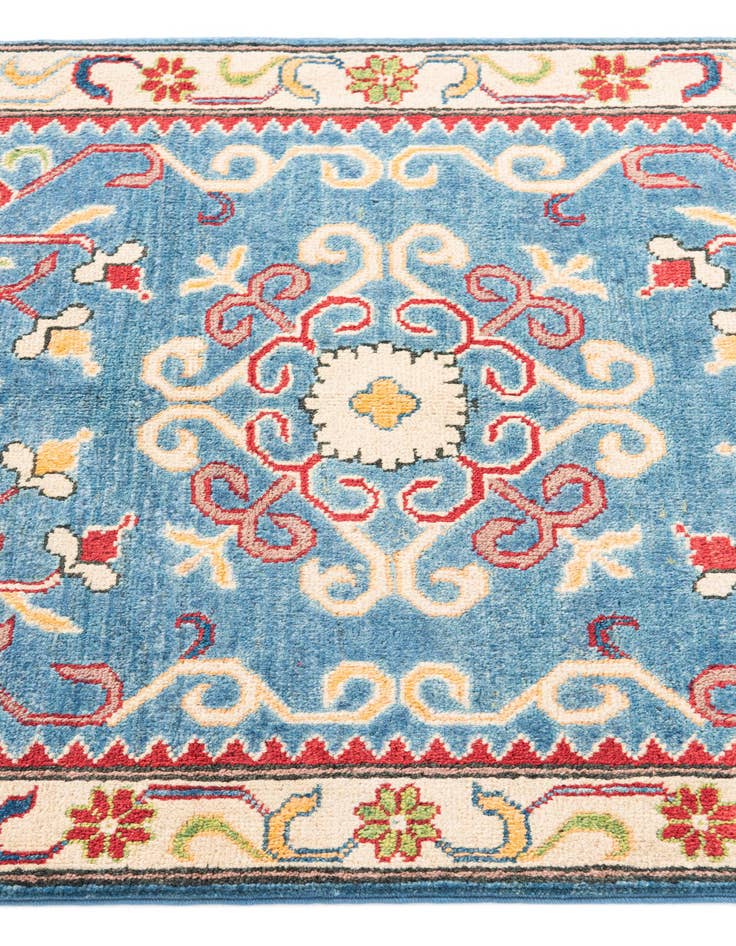 Detail image of  2' 10 x 4'  Hand Knotted Kazak Rug