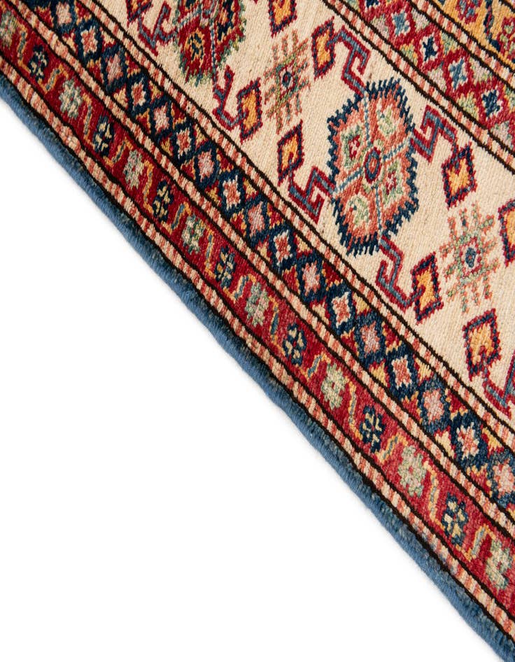 Detail image of  5' 4 x 8' 3  Hand Knotted Kazak Oriental Wool Rug