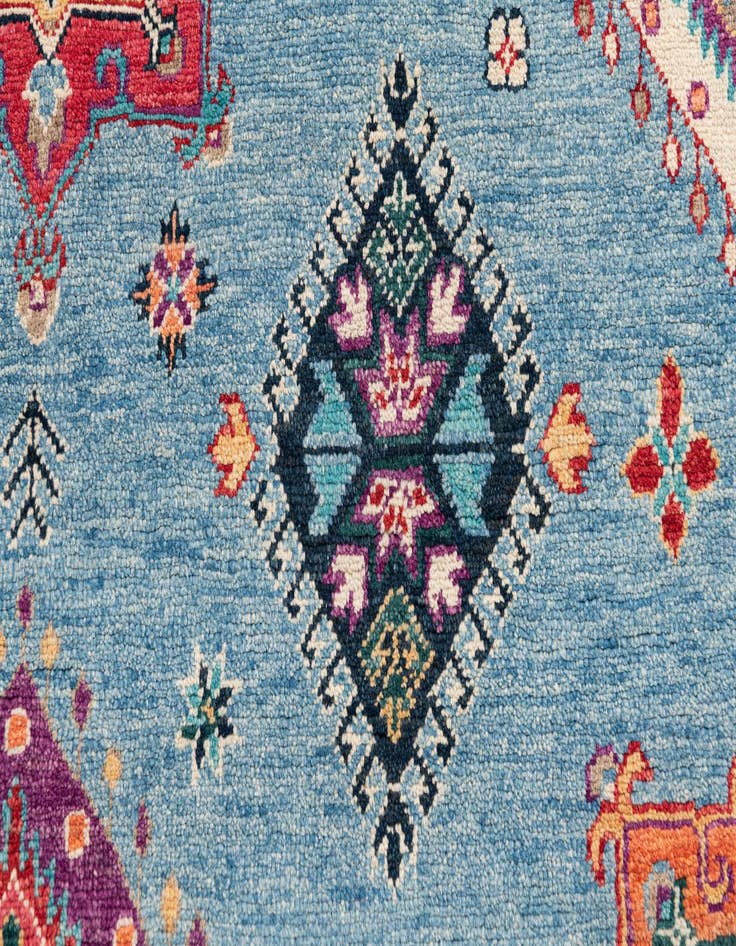 Detail image of  8' 3 x 11' 8  Hand Knotted Kazak Rug