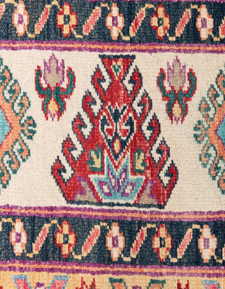 Detail image of  8' 3 x 11' 8  Hand Knotted Kazak Rug