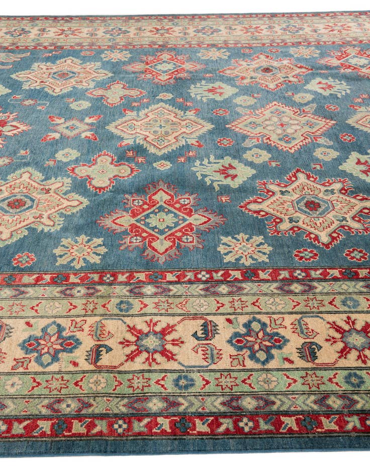 Detail image of  10' x 15'  Hand Knotted Kazak Rug