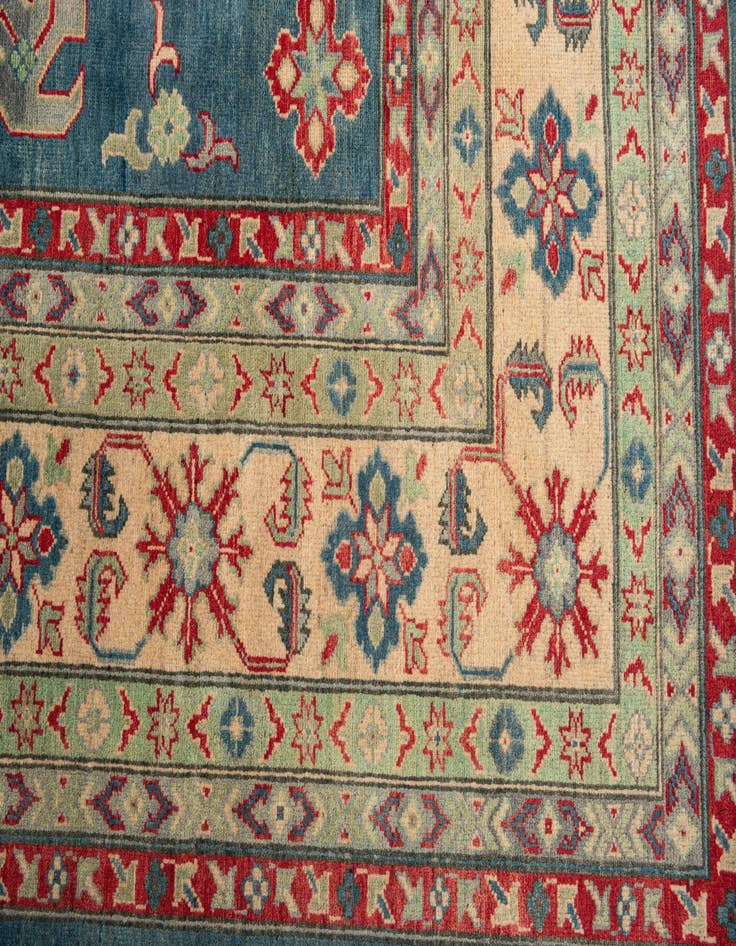 Detail image of  10' x 15'  Hand Knotted Kazak Rug