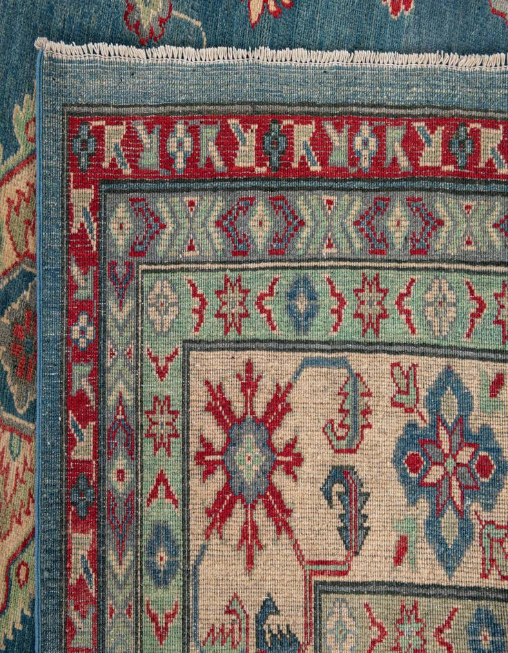 Detail image of  10' x 15'  Hand Knotted Kazak Rug