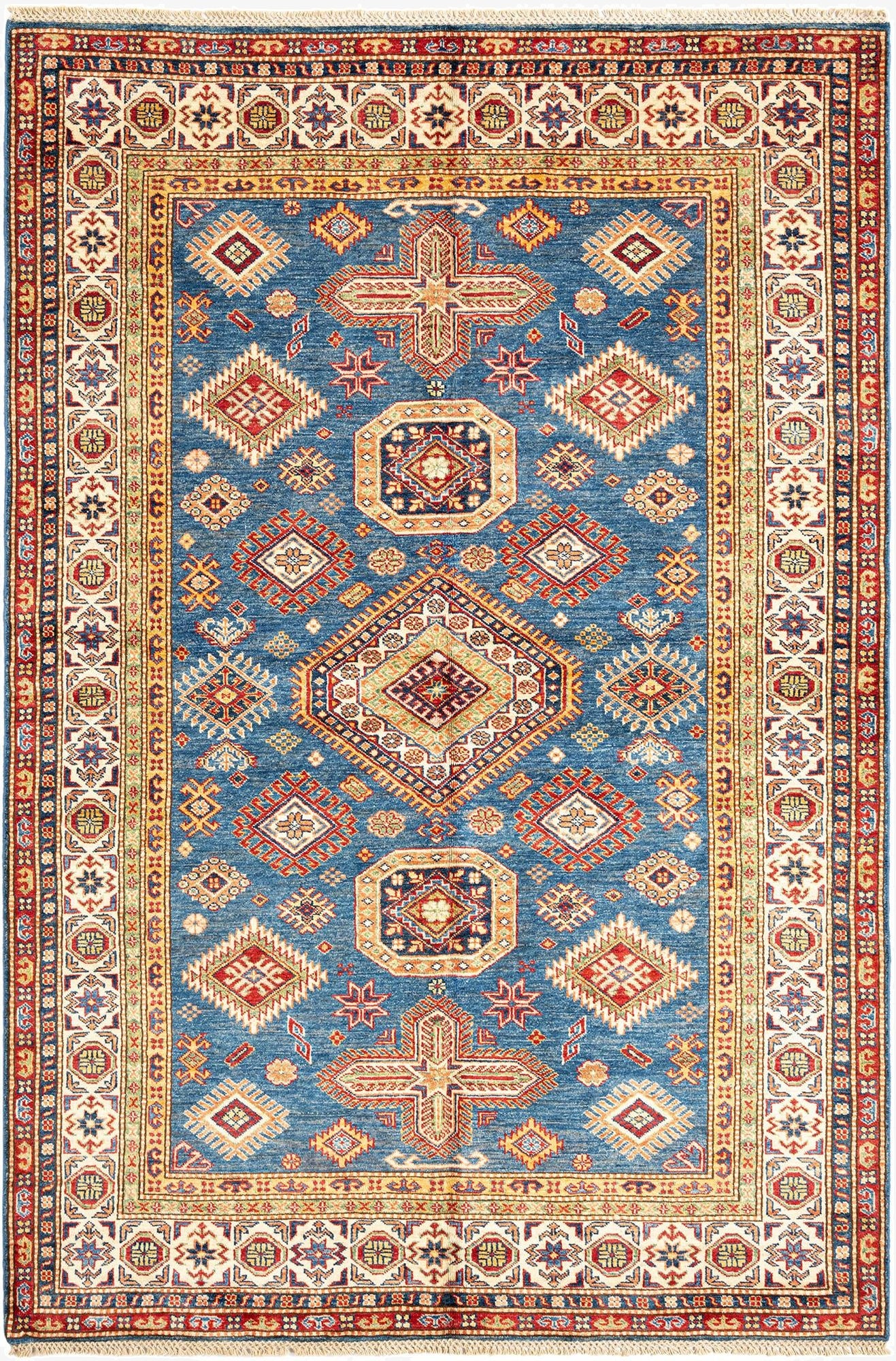  5' 6 x 8' 3 Kazak Wool Rug