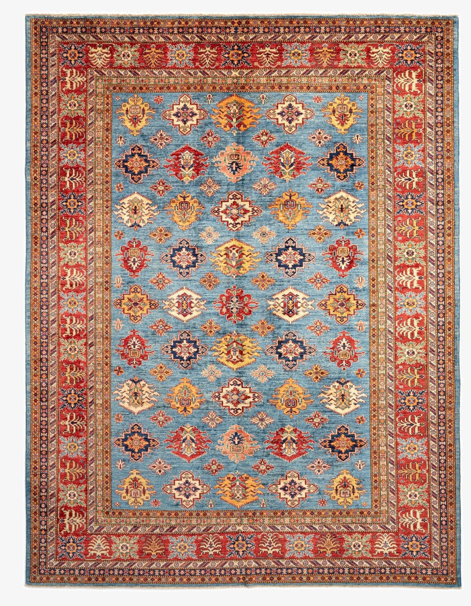  9' 2 x 12' Kazak Wool Rug