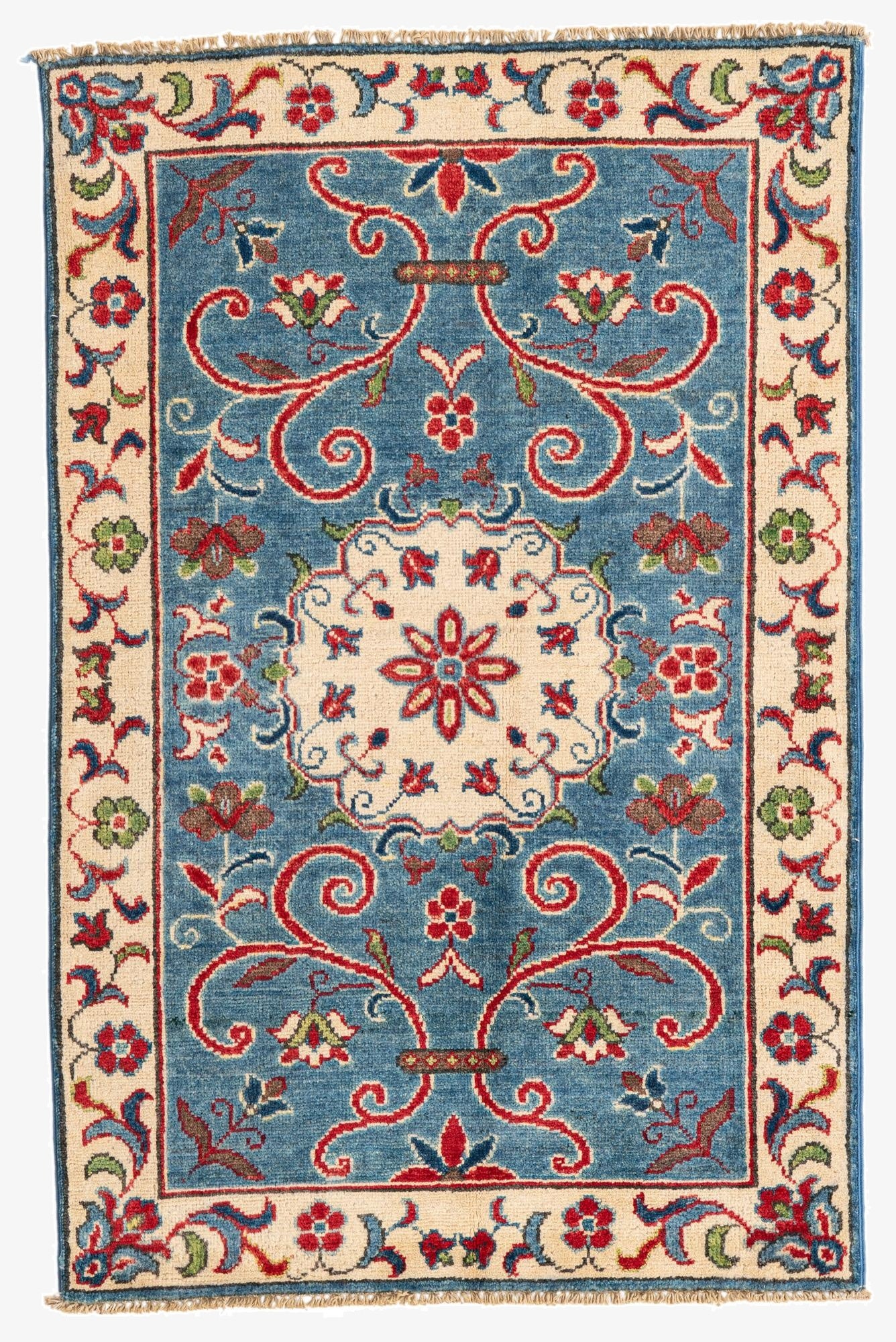  2' 8 x 4' 2  Hand Knotted Kazak Rug