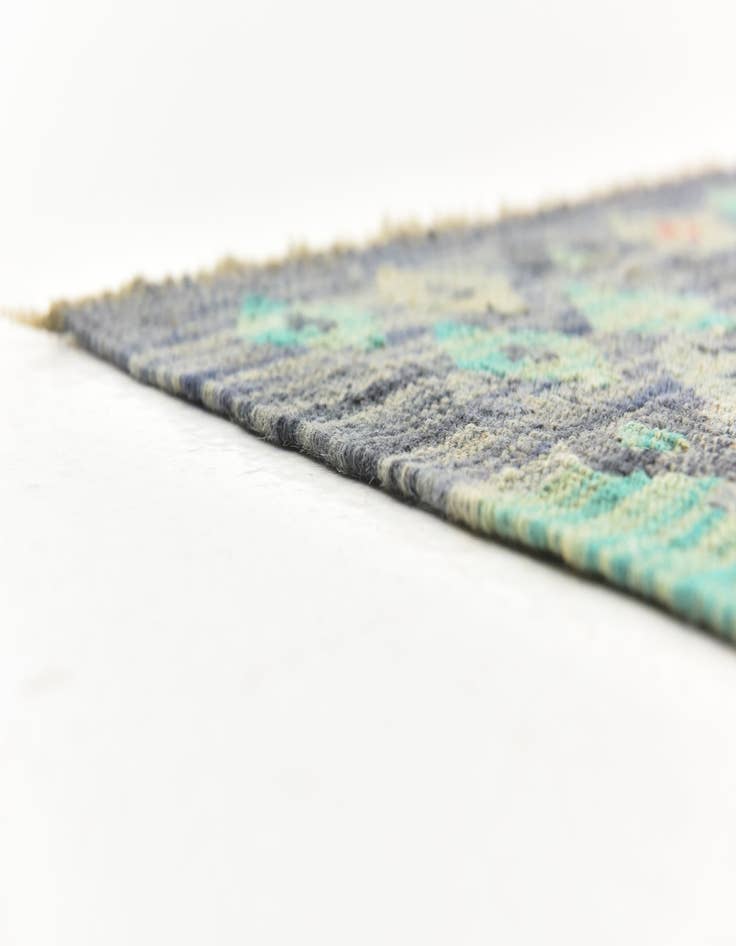 Detail image of  6' 8 x 8' 3  Hand Woven Kilim Maymana Wool Rug