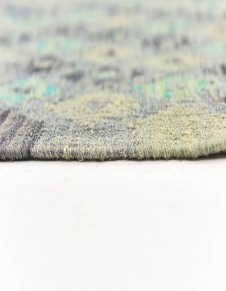 Detail image of  6' 8 x 8' 3  Hand Woven Kilim Maymana Wool Rug