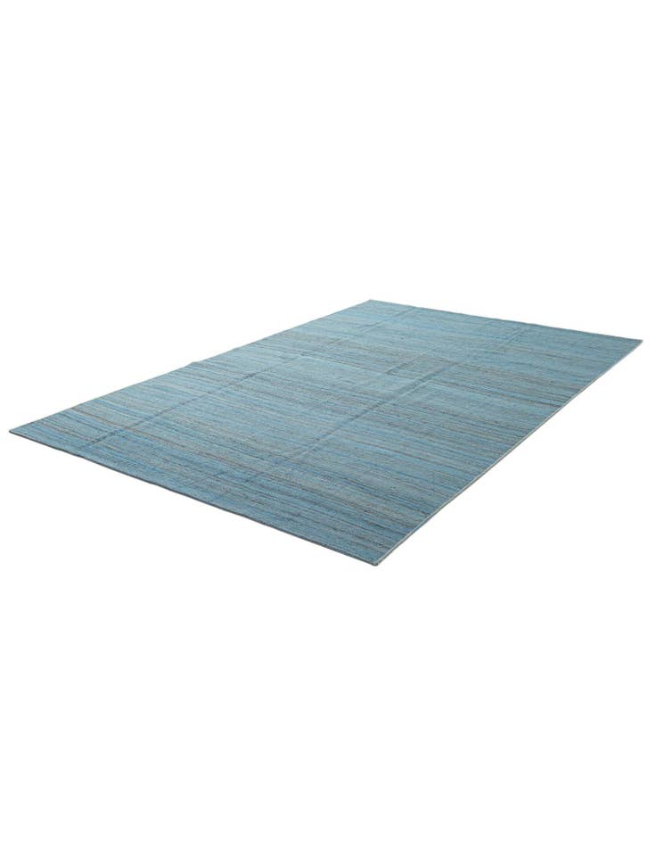 Detail image of  6' 4 x 9' 7  Hand Woven Kilim Modern Wool Rug