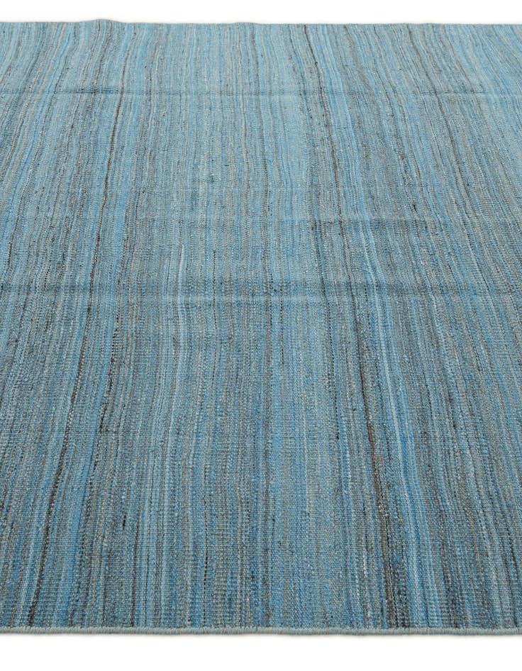 Detail image of  6' 4 x 9' 7  Hand Woven Kilim Modern Wool Rug