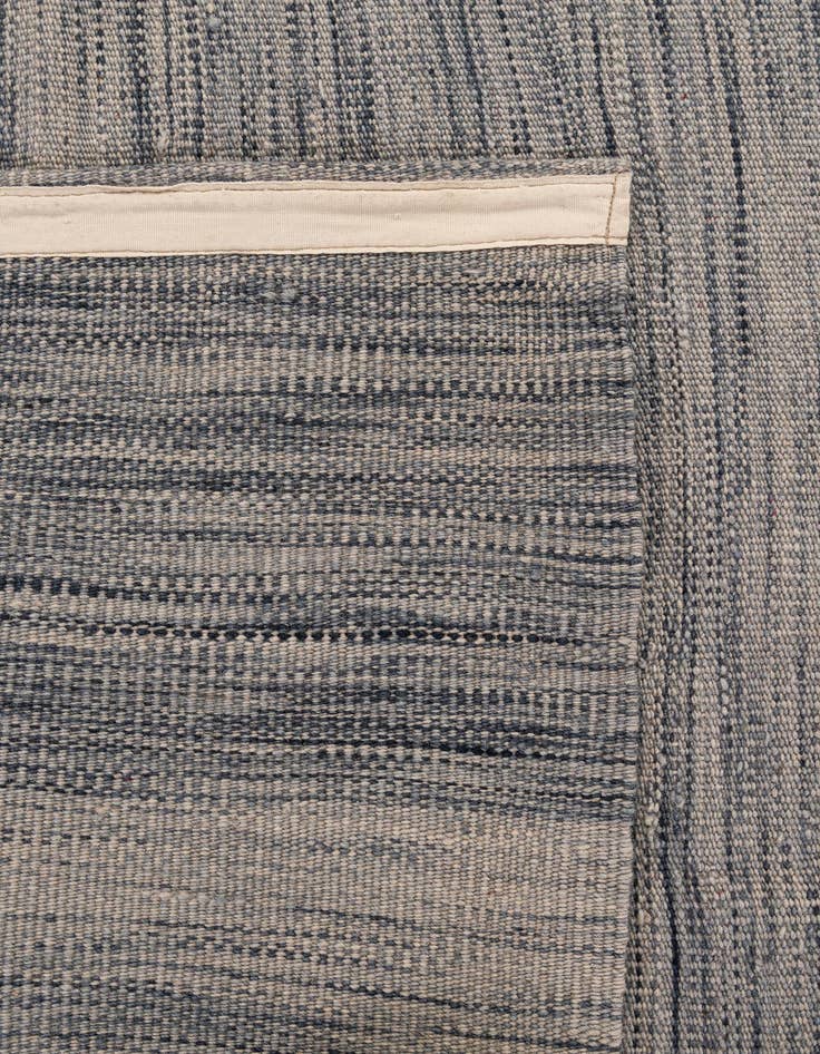 Detail image of  6' 7 x 9' 8  Hand Woven Kilim Modern Wool Rug