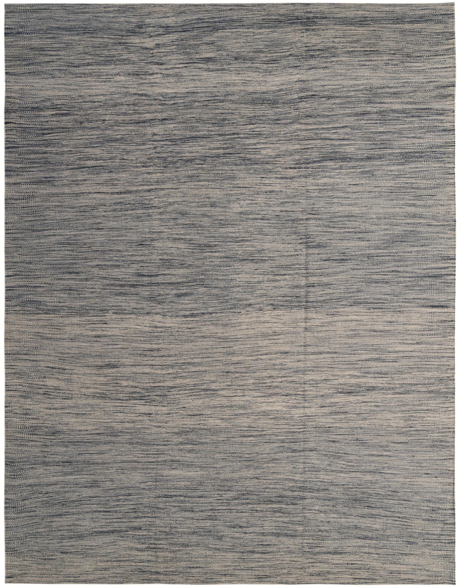  6' 11 x 9' 1  Hand Woven Kilim Modern Wool Rug