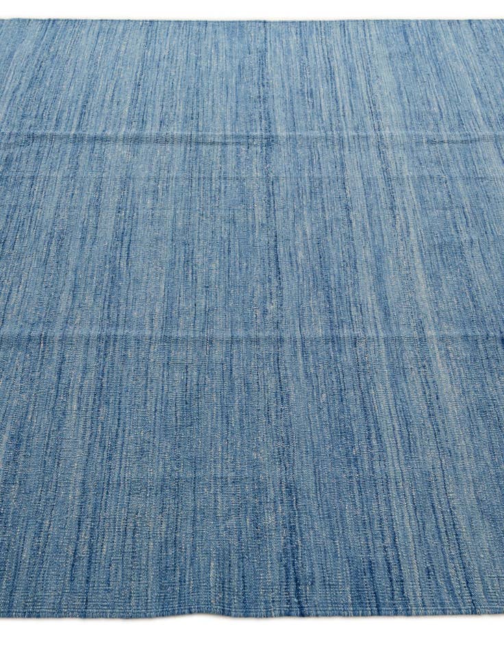 Detail image of  6' 11 x 9' 5  Hand Woven Kilim Modern Wool Rug