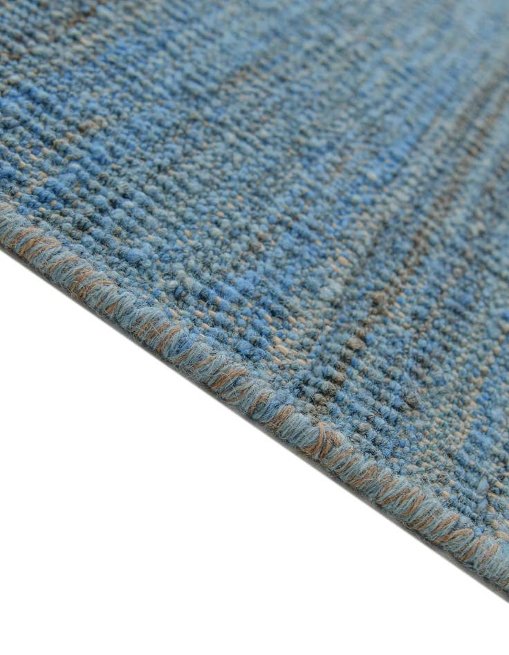 Detail image of 6' 9 x 9' 6 Hand Woven Kilim Modern Wool Rug