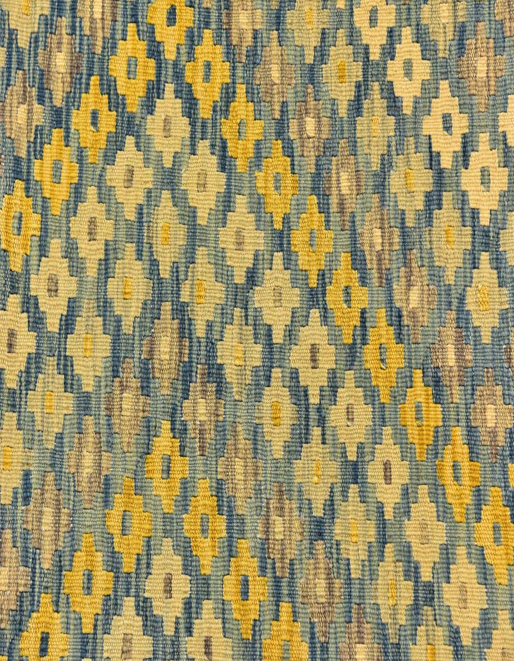 Detail image of  3' 4 x 5'  Hand Woven Kilim Modern Wool Rug