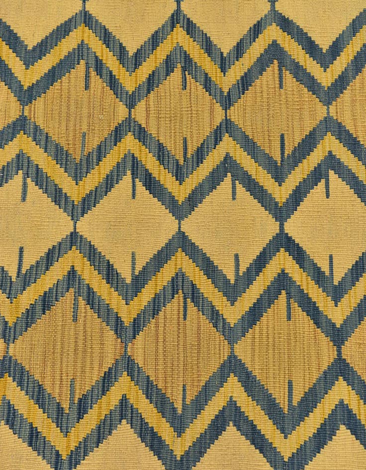 Detail image of  3' 4 x 4' 10  Hand Woven Kilim Modern Wool Rug